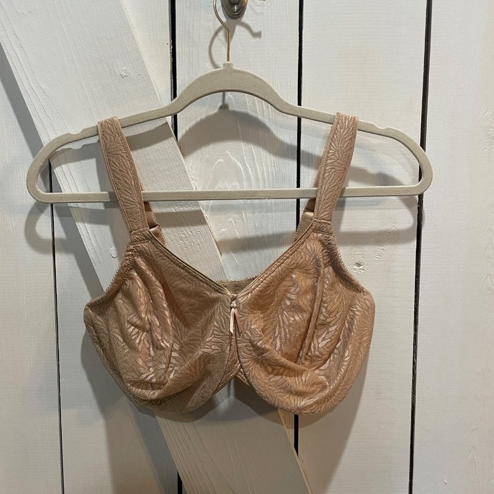 Wacoal Jacquard Underwire Bra nude 36DDD - Picture 2 of 6